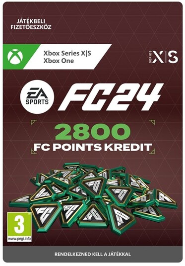 Digitális vásárlás (Xbox) EA Sports FC 24 2800 FC Points Xbox Live LETÖLTŐKÓD