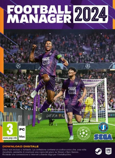 Digitális vásárlás (PC) Football Manager 2024  LETÖLTŐKÓD