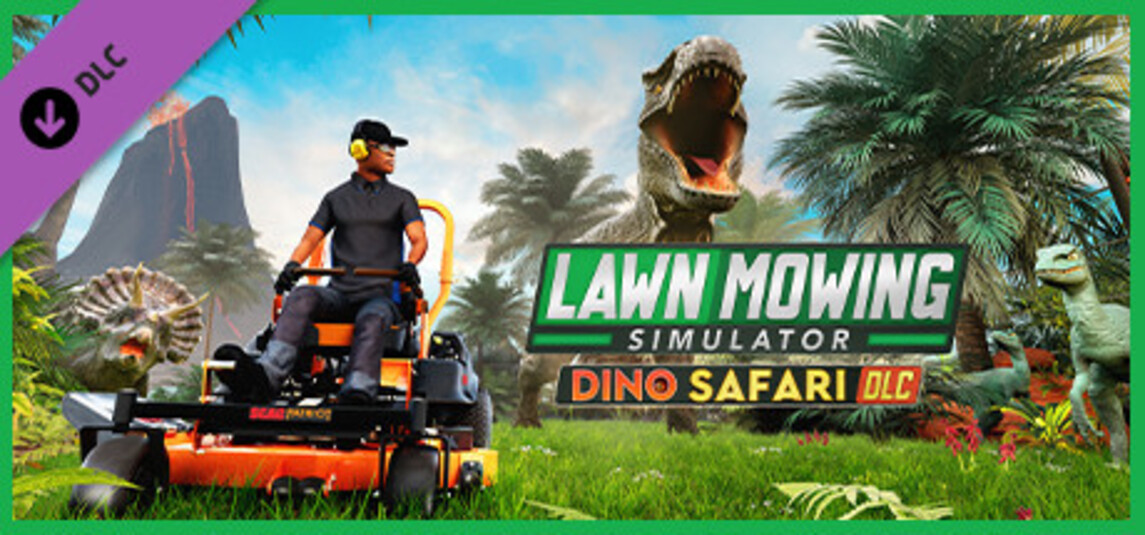 Digitális vásárlás (PC) Lawn Mowing Simulator Dino Safari DLC Steam LETÖLTŐKÓD