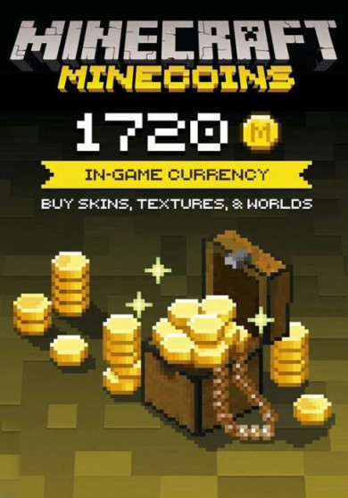 Digitális vásárlás (PC) Minecraft Minecoins Pack 1720 Coins LETÖLTŐKÓD