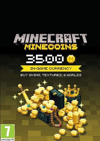 Digitális vásárlás (PC) Minecraft Minecoins Pack 3500 Coins LETÖLTŐKÓD