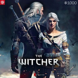 Játék The Witcher: Geralt és Ciri 1000 darabos puzzle