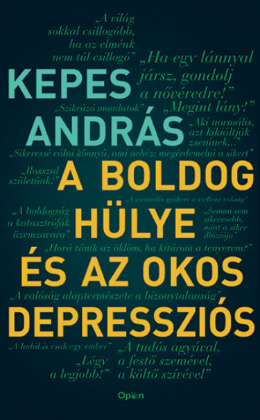 Könyv A boldog hülye és az okos depressziós (Kepes András)
