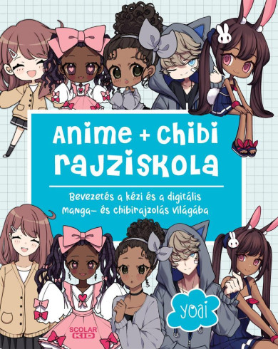 Könyv Anime + chibi rajziskola (Yoai)