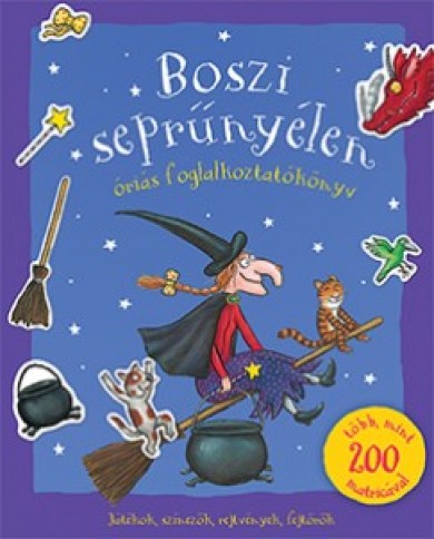 Könyv Boszi seprűnyélen - óriás foglalkoztatókönyv
