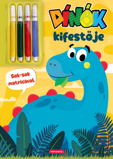 Könyv Dínók kifestője (Gyopár László)