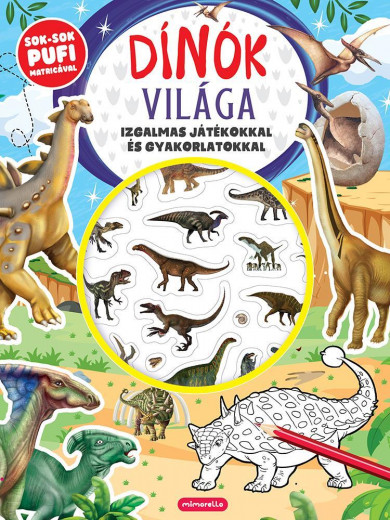 Könyv Dínók világa - Izgalmas játékokkal és gyakorlatokkal (Gyopár László)