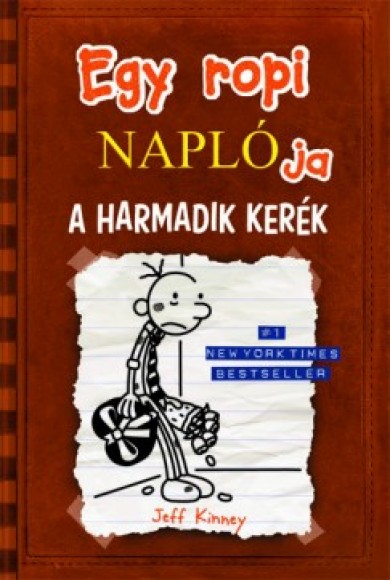 Könyv Egy ropi naplója 7. - A harmadik kerék (Jeff Kinney)