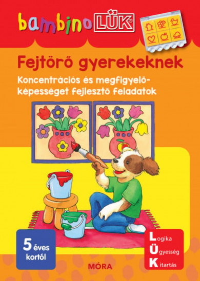 Könyv Fejtörő gyerekeknek - Koncentrációs és megfigyelőképességet fejlesztő 