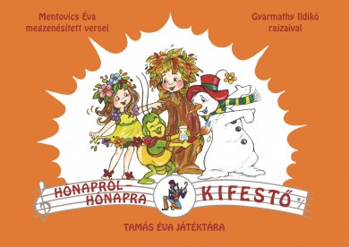 Könyv Hónapról-hónapra kifestő (Mentovics Éva)
