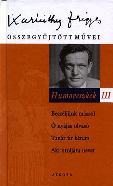Könyv Humoreszkek III. (Karinthy Frigyes)