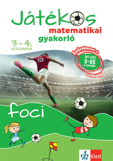 Könyv Játékos matematikai gyakorló 3-4. osztályosoknak - Foci (Ribizsár Istv