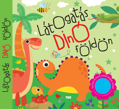 Könyv Látogatás dínóföldön - Tapintsd és érezd a belső oldalak mintáit!