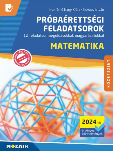 Könyv Matematika próbaérettségi feladatsorok - középszint (Konfárné Nagy Klá