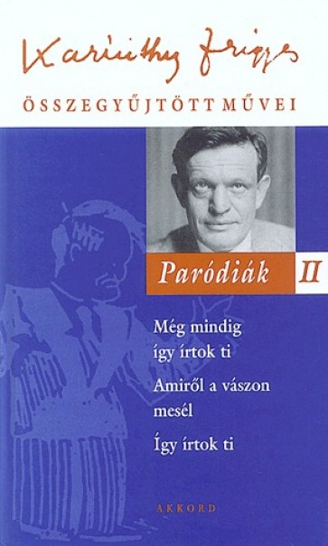Könyv Paródiák II. (Karinthy Frigyes)