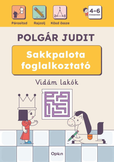 Könyv Sakkpalota foglalkoztató - Vidám lakók (Polgár Judit)