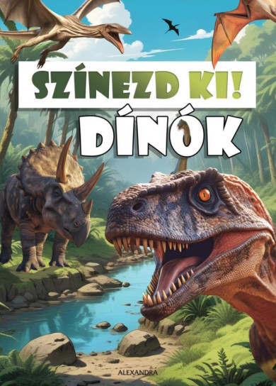 Könyv Színezd ki! - Dínók