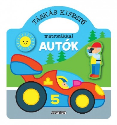 Könyv Táskás kifestő matricákkal - Autók