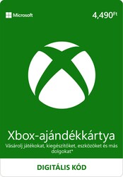 Digitális vásárlás (Xbox) Xbox Live Ajándékkártya 4490 Ft DIGITÁLIS